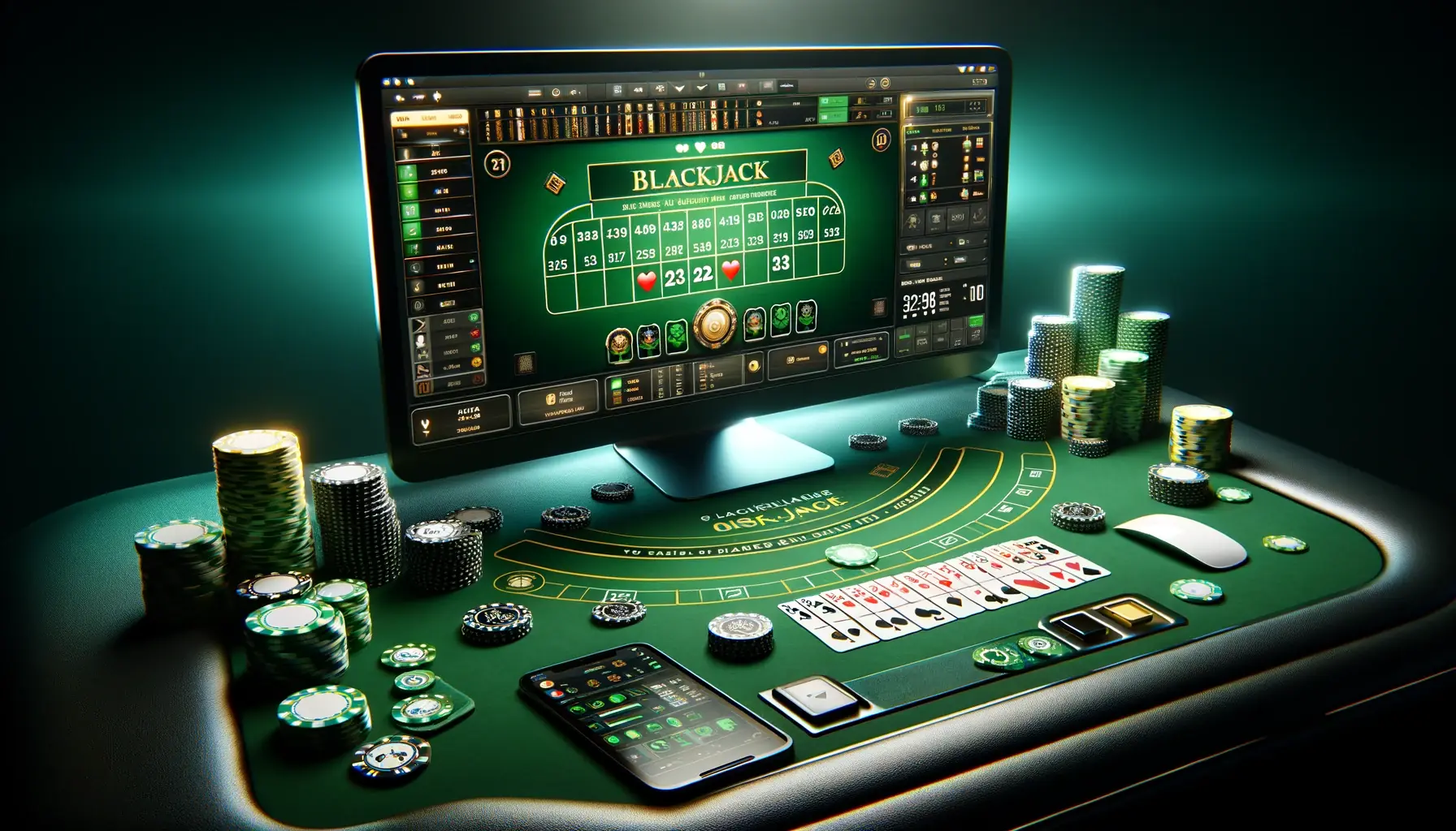 Rabona blackjack game